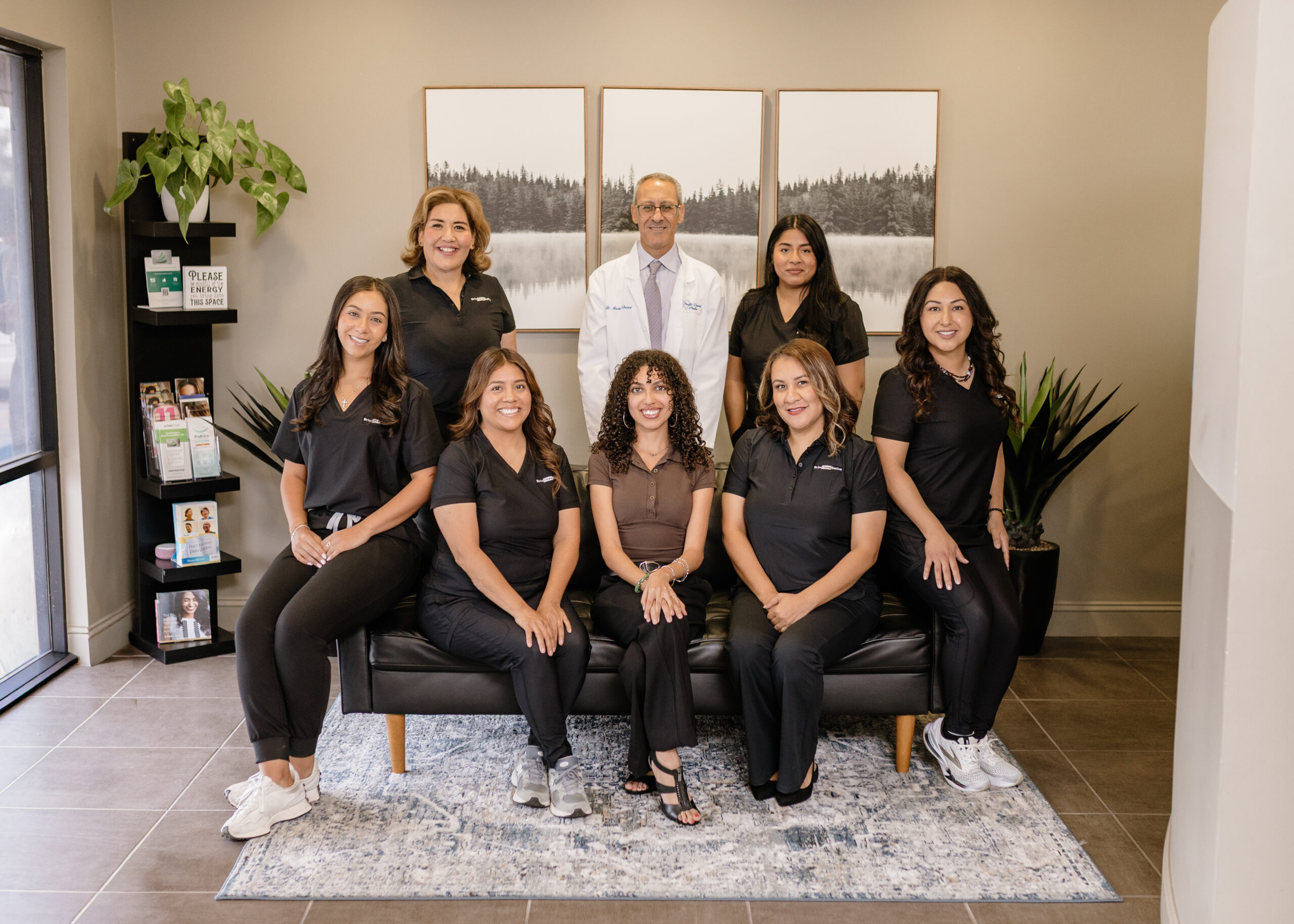 The Brite Clean Smiles dental team at our Costa Mesa office