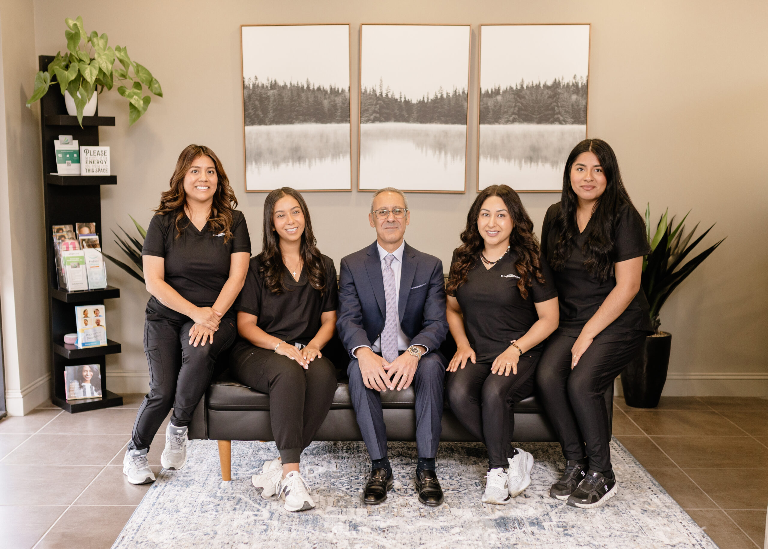The Brite Clean Smiles dental team at our Costa Mesa office
